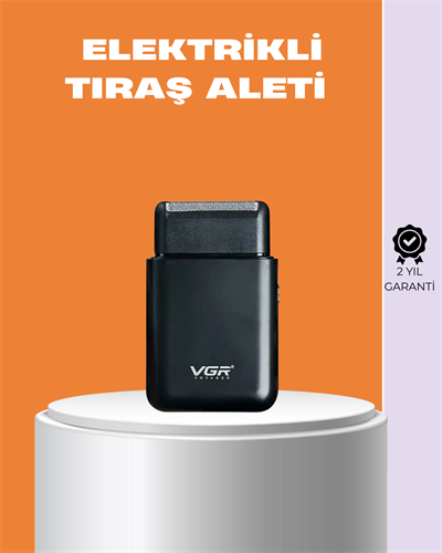 45 Dakika Çalışma Süreli Şarjlı Tıraş Makinesi | ABS Gövdeli