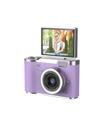 48 MP Dijital Fotoğraf Makinesi 4K Video Flip Ekranlı Kompakt