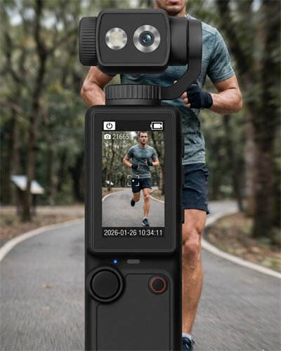 4K Aksiyon ve Vlog Kamera 2.0 İnç IPS Ekran Otomatik Odaklama ve Kompakt Tasarım