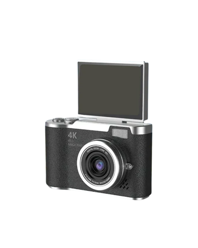 4K Dijital Kamera 48 MP 8X Zoom ve 180 Derece Flip Ekran Vlog Çekim Özellikli
