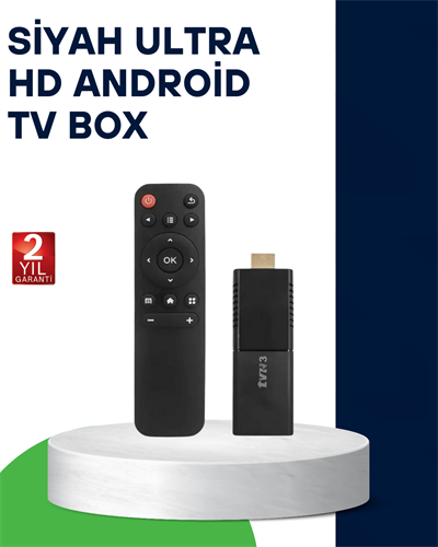 4K Ultra HD Android TV Stick – Tak Çalıştır Akıllı TV Cihazı
