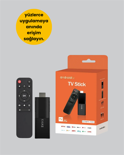 4K Ultra HD Android TV Stick – Tak Çalıştır Akıllı TV Cihazı