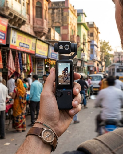 4K Ultra HD El Kamerası 2.0 IPS Ekran Döner Başlık ve Yüksek Batarya Kapasiteli