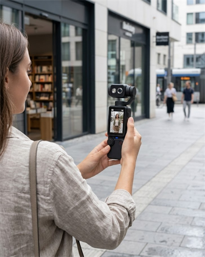 4K Ultra HD Vlog Kamera 2.0 İnç IPS Ekran ve Döner Lens Taşınabilir Aksiyon Kamera