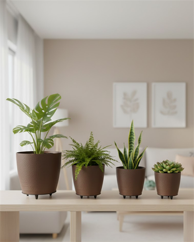 4LÜ VAZO KAHVERENGİ