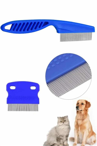 4lü Bit Evcil Hayvan Tarak Seti Kedi Köpek Bit Tarak Seti Pire Tarağı