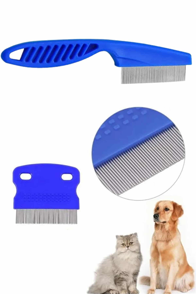 4lü Bit Evcil Hayvan Tarak Seti Kedi Köpek Bit Tarak Seti Pire Tarağı