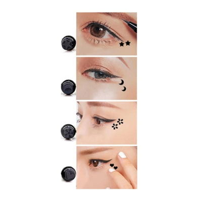 4lü Desenli Çift Taraflı Eyeliner Seti