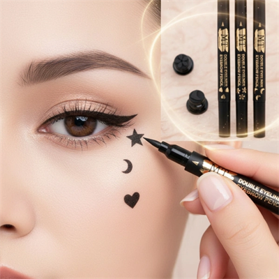 4lü Desenli Çift Taraflı Eyeliner Seti