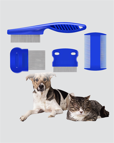 4’lü Kedi Köpek Tüy Temizleme Seti – Paslanmaz Çelik,Ergonomik ve Uzun Ömürlü