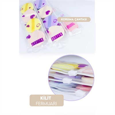 4lü Tutmalı Pudra Makyaj Süngeri Puf Seti