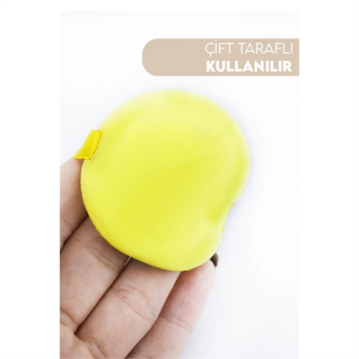 4lü Tutmalı Pudra Makyaj Süngeri Puf Seti