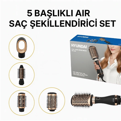 5 Başlıklı Air Saç Şekillendirici Set
