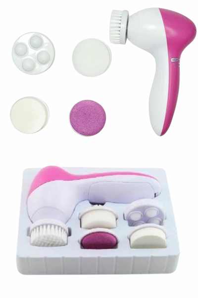 5 Başlıklı Cilt Temizleme Cihazı Ultra Kaliteli Yumuşak Kırşıklık Karşıtı