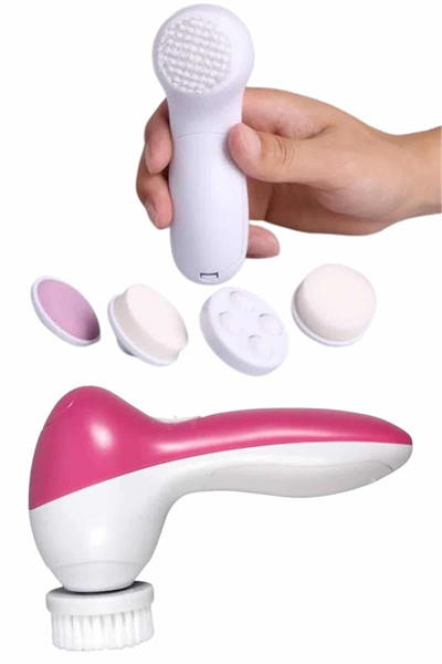 5 Başlıklı Titreşimli Cilt Temizleme Seti Canlandırıcı ve Onarıcı