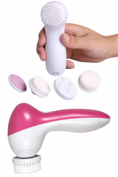 5 Başlıklı Titreşimli Cilt Temizleme Seti Canlandırıcı ve Onarıcı