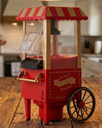 5 Dakikada Popcorn Hazırlayan Yağsız Patlatma Makinesi