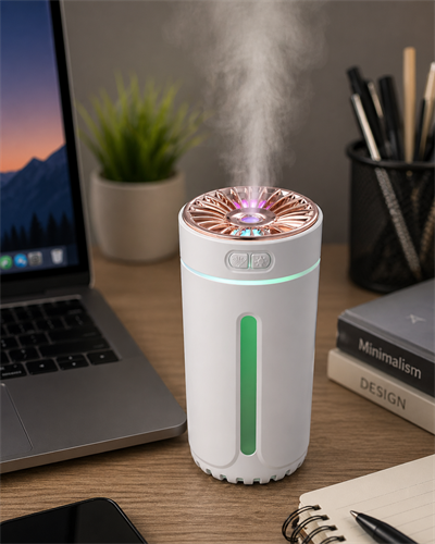 5 Esans Hediyeli Araç Difüzörü Nemlendirici LED Işıklı Buhar Cihazı