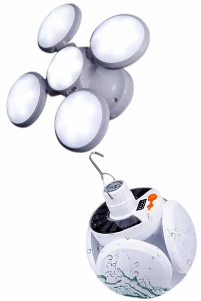 5 Kanatlı Bahçe Aydınlatma Led Askılı Solar Güneş Enerji Usb Sarjlı