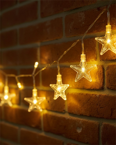 5 Metre Yıldız LED Işık Günışığı Beyaz İç Mekan Dekoratif Aydınlatma