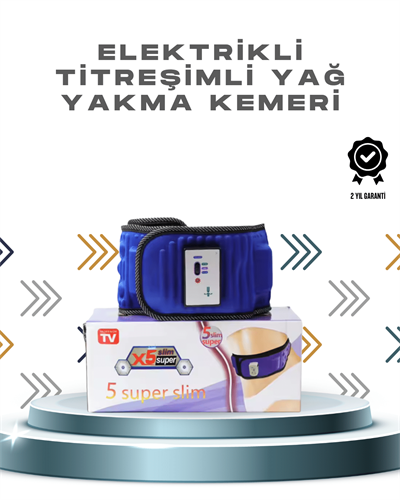 5 Motorlu Manyetik Masaj Kemeri – Bel, Kalça ve Bacak İçin Zayıflama