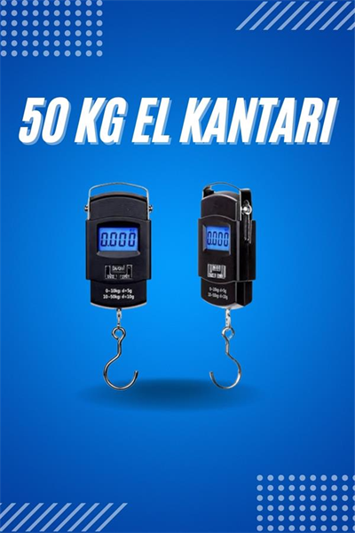 50 Kg Dijital El Terazisi Cep Tartısı El Kantarı Terazi