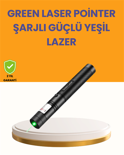 5000mW Yeşil Lazer Pointer Profesyonel Uzun Menzilli
