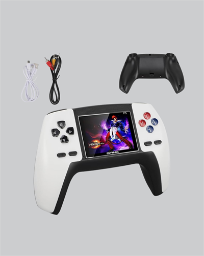 520 Klasik Oyunlu P5™ ControllerView Retro Konsol – Şarjlı,  Ergonomik Tasarım