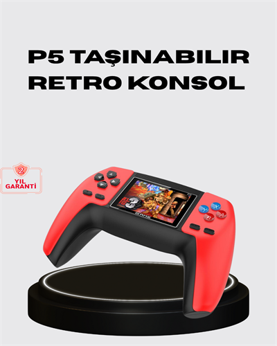 520 Oyunlu Retro Gamepad – Nostaljik Eğlenceyi Her Yere Taşı