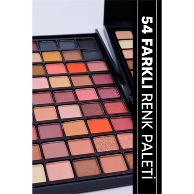 54lü Mat Sedefli Far Paleti