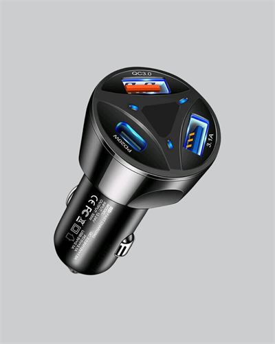 55W Hızlı Şarj Araç Çakmaklık Adaptörü QC 3.0 PD