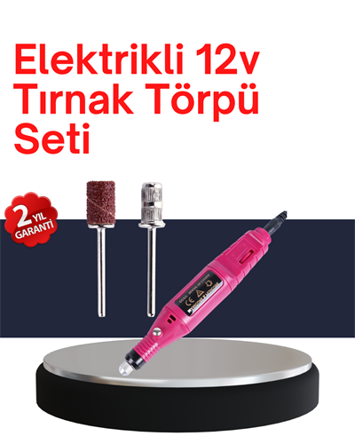 6 Uçlu Elektrikli Manikür Pedikür Seti