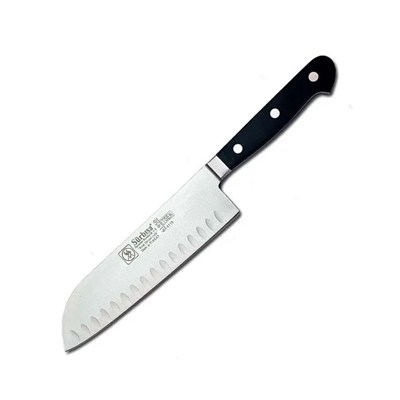 61950 - Sıcak Dövme Oluklu Santoku Şef Bıçağı 18 cm