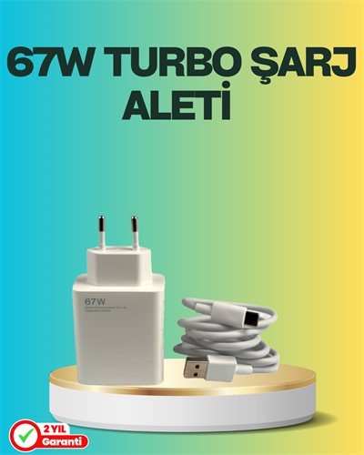67 Watt Type C Turbo Şarj Seti
