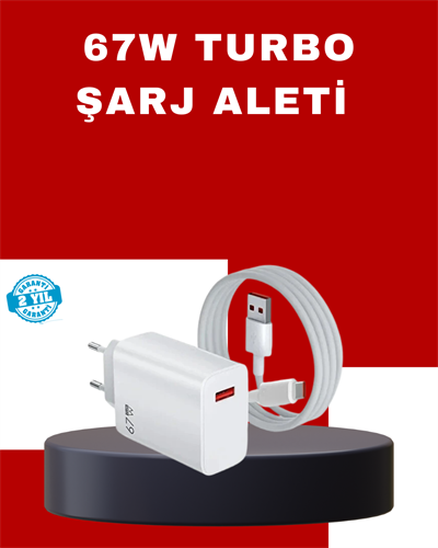 67 Watt Yüksek Güç Şarj Adaptörü Mi 10 Mi 11 Mi 12 Uyumlu