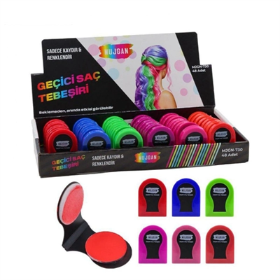 6lı Geçici Saç Tebeşiri Seti