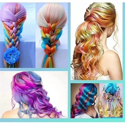 6lı Geçici Saç Tebeşiri Seti