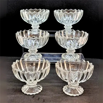 6lı Kristal Çerezlik Seti