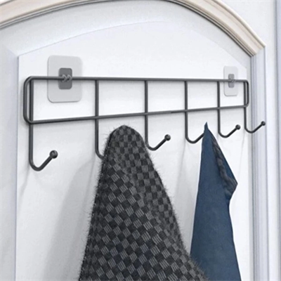 6lı Yapışkanlı Kapı Arkası Askı