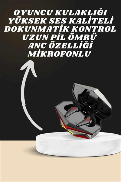 7 Kordonlu Akıllı Saat Ve Oyuncu Kulaklığı Bluetooth Bağlantılı Android ve İOS Uyumlu