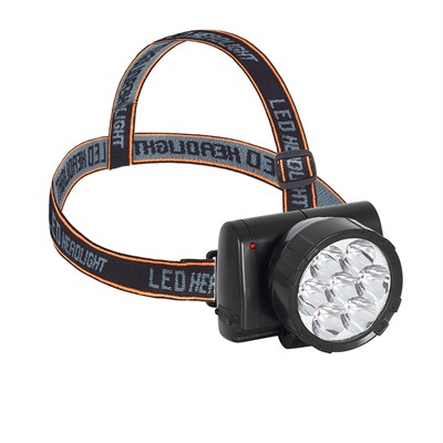 7 Ledli Şarjlı Baret Kafa Lambası Wt-701