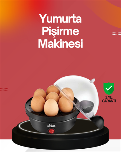 7 Yumurtalık Buharlı Yumurta Pişirme Cihazı Otomatik Kapanma Özellikli
