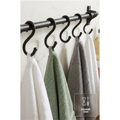 8 Kancalı Yapışkanlı Askı Aparatı