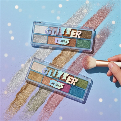 8 Renk Yaz Glitter Far Paleti - 2li Set