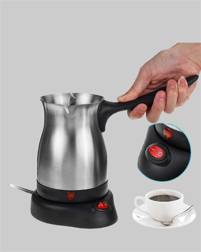 800W Paslanmaz Elektrikli Cezve Gizli Rezistans ve Ergonomik Kulp