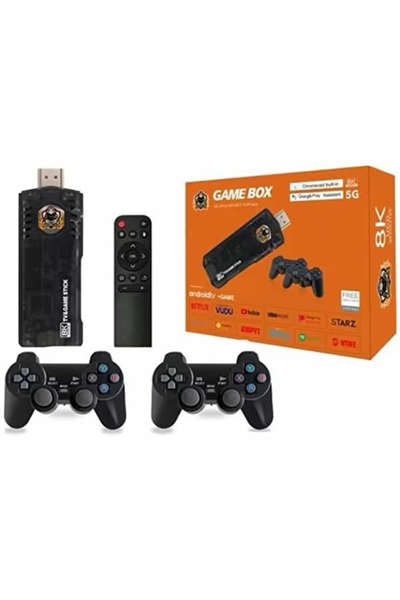 8K Ultra HD Game Box 36500 Oyunlu Game Stick Oyun Konsolu