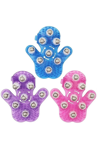 9 Bilyeli Masaj Eldiveni Giyilebilir Plastik Vücut Sıkılaştırıcı