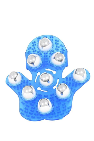 9 Bilyeli Masaj Eldiveni Giyilebilir Plastik Vücut Sıkılaştırıcı