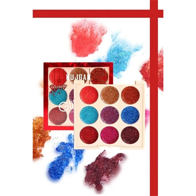 9 Renk Glitter Diamond Far Paleti - 2li Set