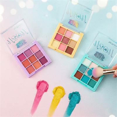 9 Renkli Far Paleti - 3lü Set